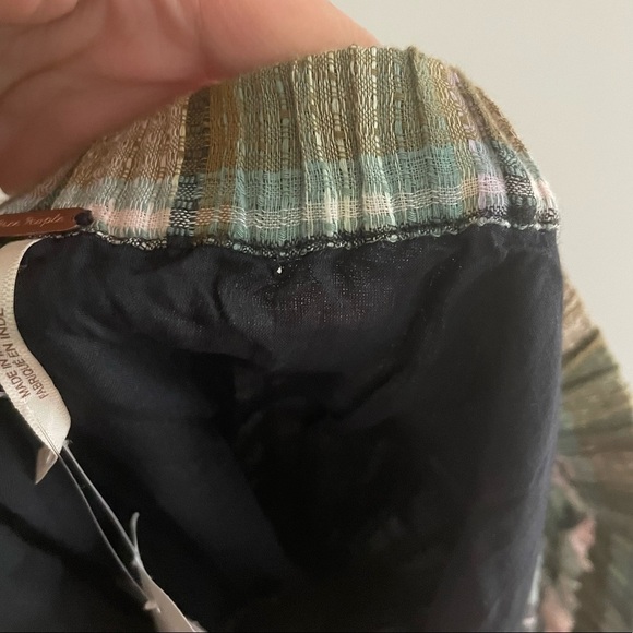 NWT - Free People Women's Teagan Plaid Puff Sleeve - xs - Picture 11 of 11